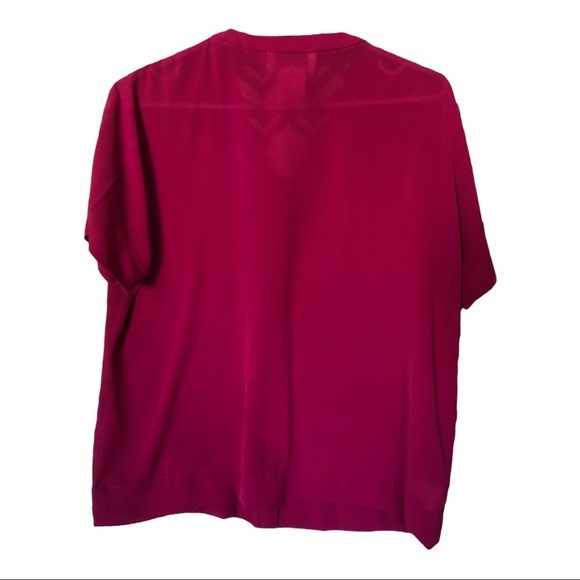 Women’s Jones New York Button Up pink Shirt size 6 - Picture 3 of 4